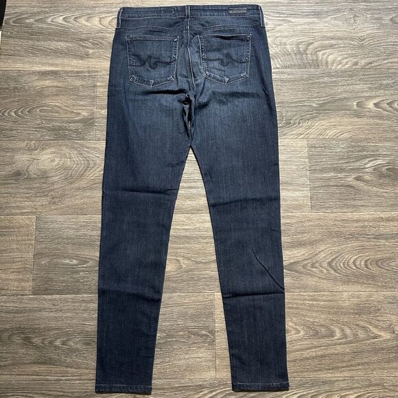 AG Farrah Skinny Jeans Size 29 High Rise Brooks Dark Wash Stretch Denim - Picture 2 of 11